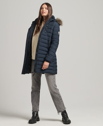 Superdry - Abrigo de invierno en azul