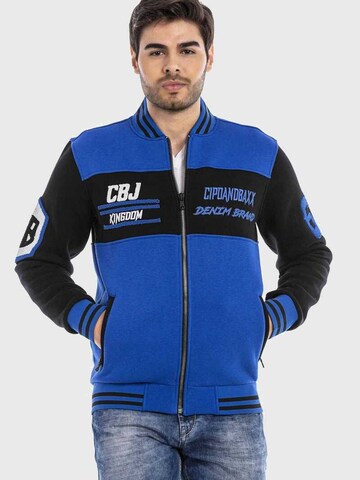 CIPO & BAXX Sweatjacke in Blau
