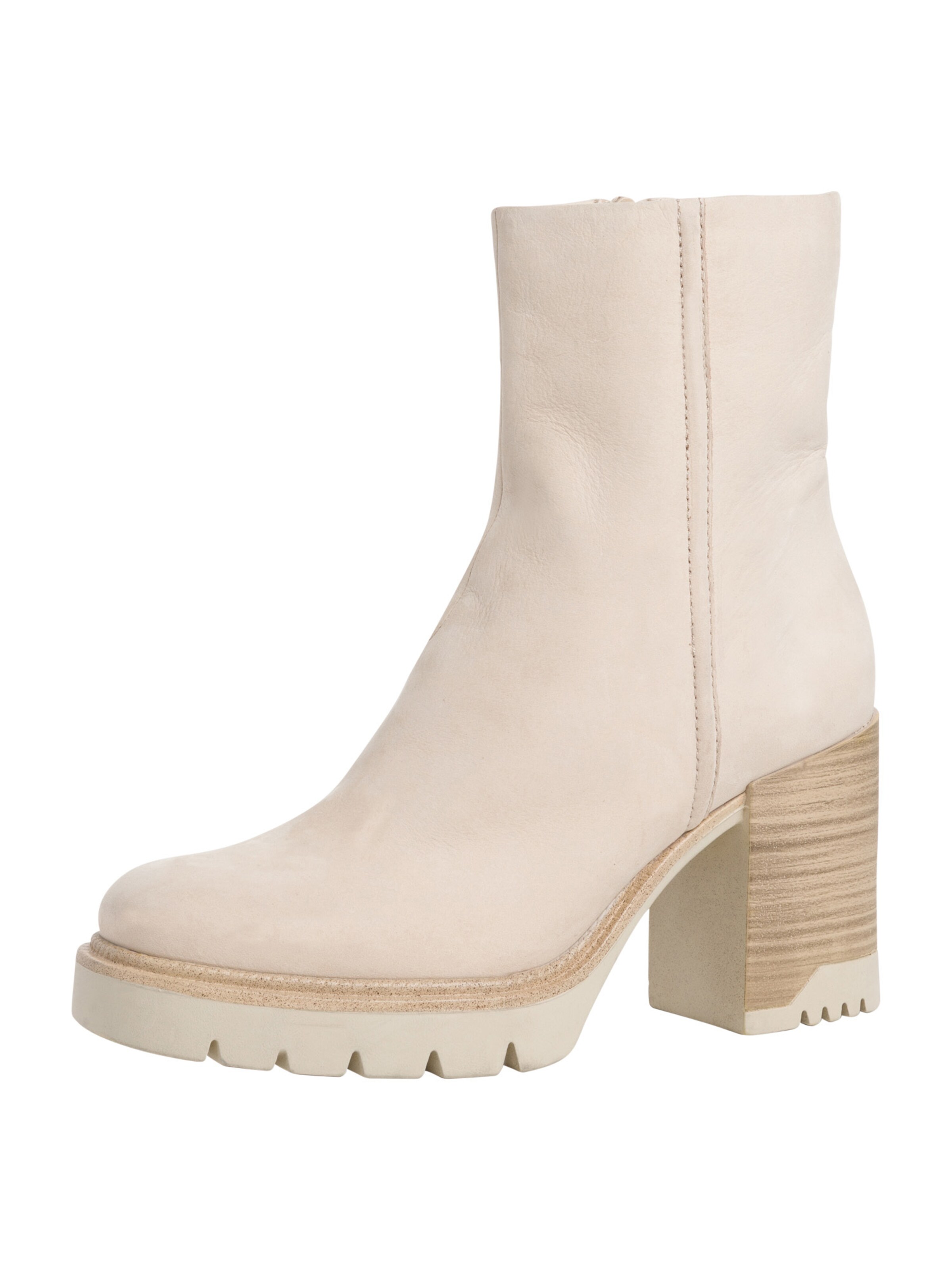 TAMARIS Enkellaarsjes in Crème | ABOUT YOU
