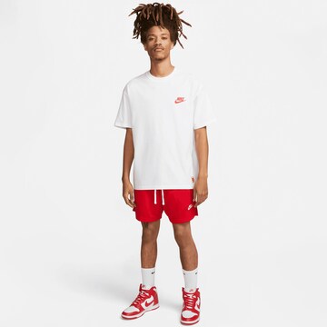Nike Sportswear Regular Workout Pants in Red