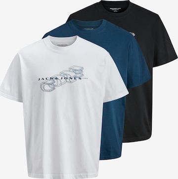 Jack & Jones PlusMajica 'JCOFUSION' - plava boja: prednji dio