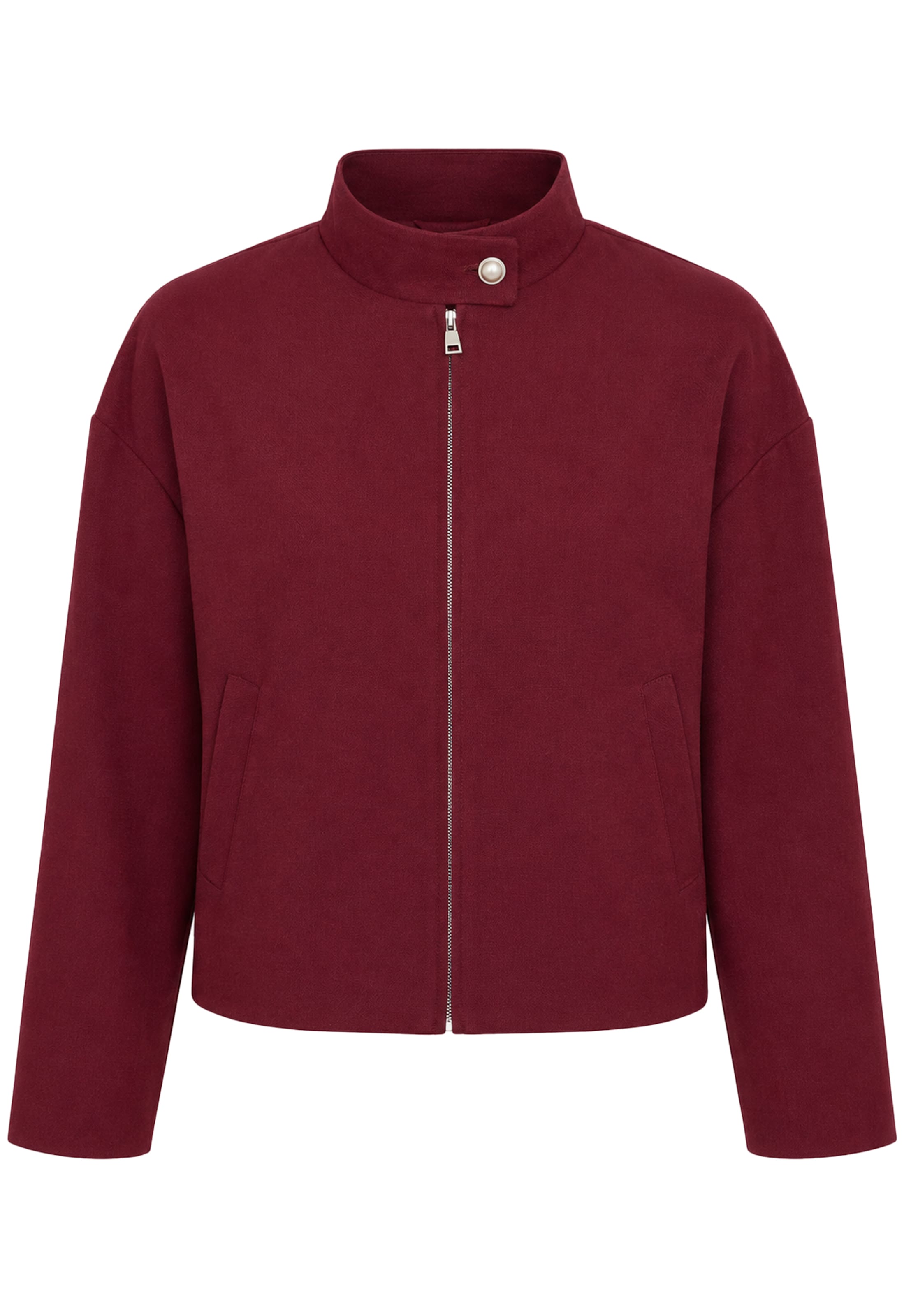 Veste mi-saison Felix Hardy en rouge : devant