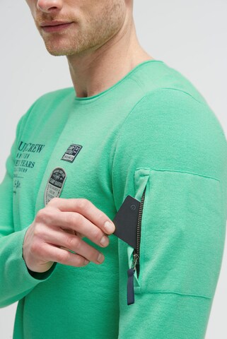 CAMP DAVID Sweater in Green: front