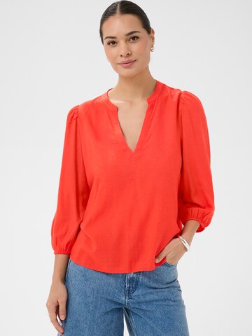 Camicia da donna 'KAMilia' di Kaffe in rosso: frontale