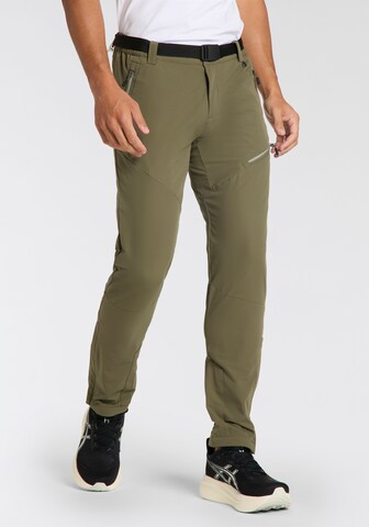 KILLTEC Regular Outdoorhose in Grün: Vorderseite