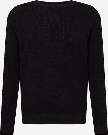 JACK & JONES Sweater in Black: front