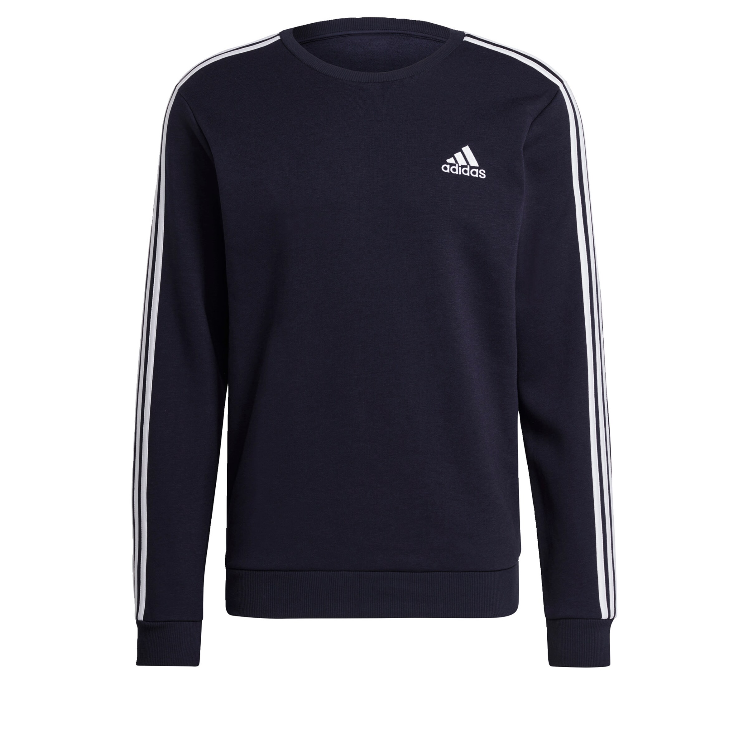 ADIDAS SPORTSWEAR Sweatshirt 'Essentials Fleece 3-Stripes' in kobaltblau / weiß, Produktansicht