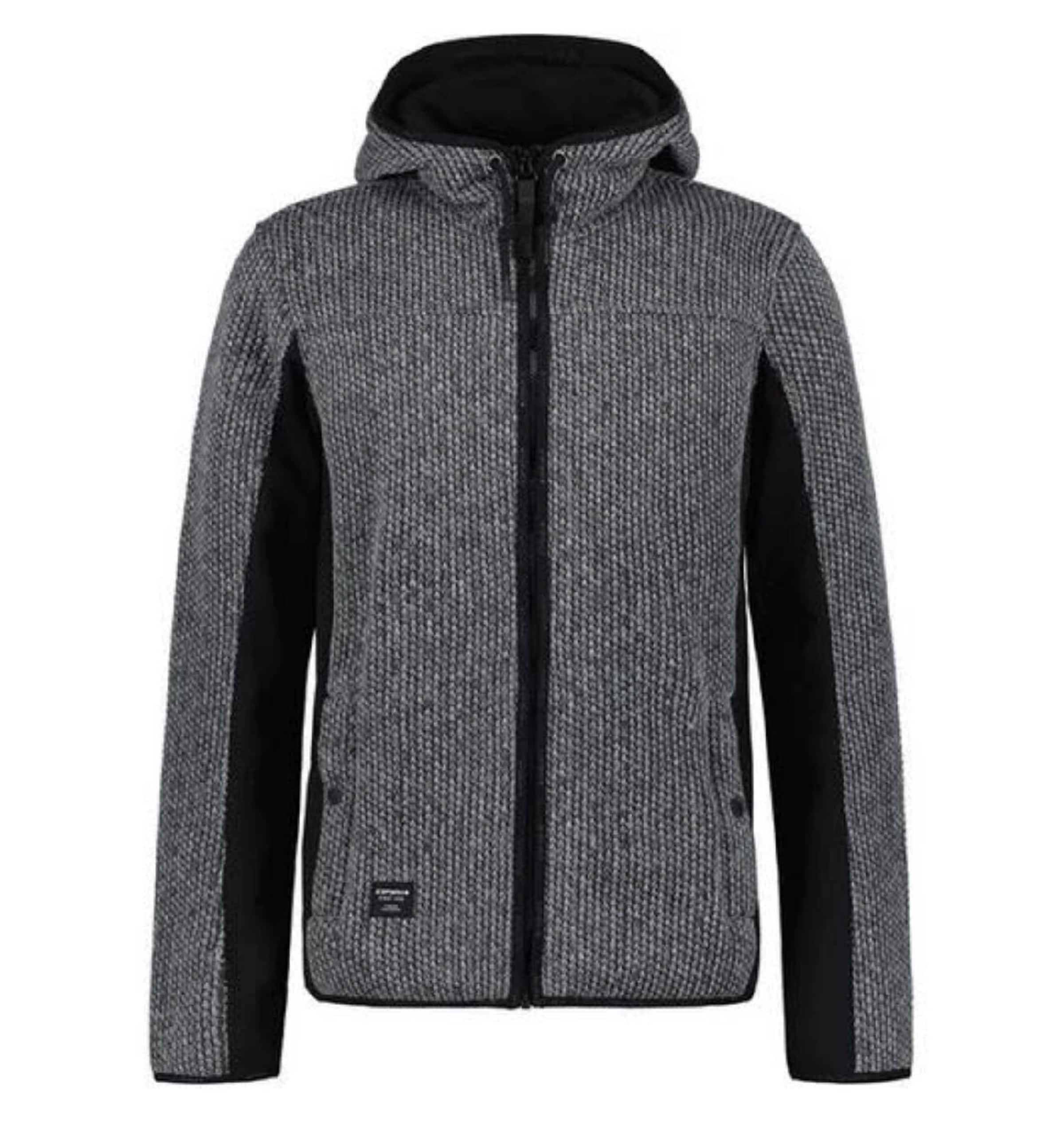 ICEPEAK Athletic Jacket 'ARDES' in Grey: front