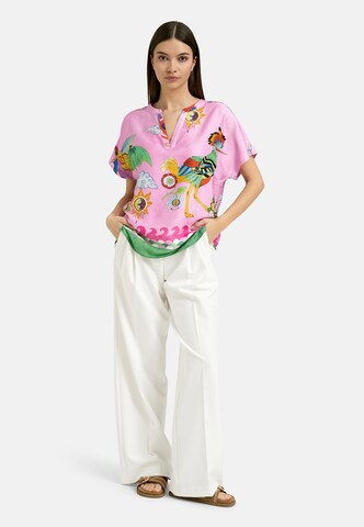 Milano Italy Blouse in Pink