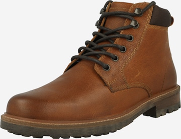 Bottines à lacets BURTON MENSWEAR LONDON en marron : devant