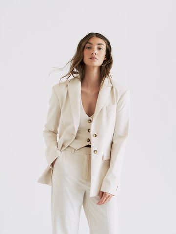 Blazer 'Rana' RÆRE by Lorena Rae en blanc : devant