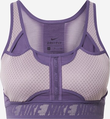 NIKE Sport bh in Lila: voorkant