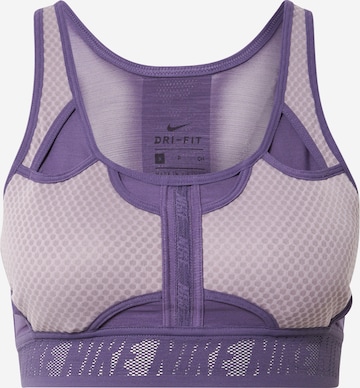 NIKE Sports Bra in Purple: front