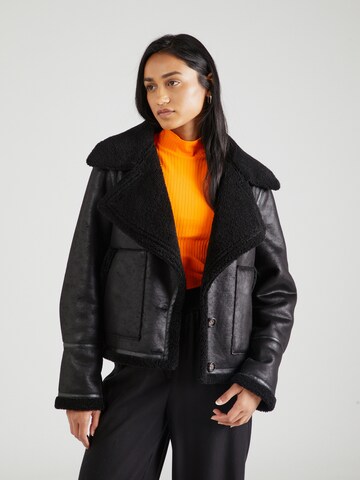 Urban Code Between-Season Jacket in Black: front