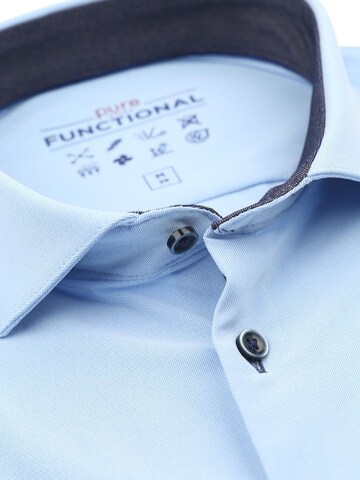 PURE Slim fit Button Up Shirt in Blue