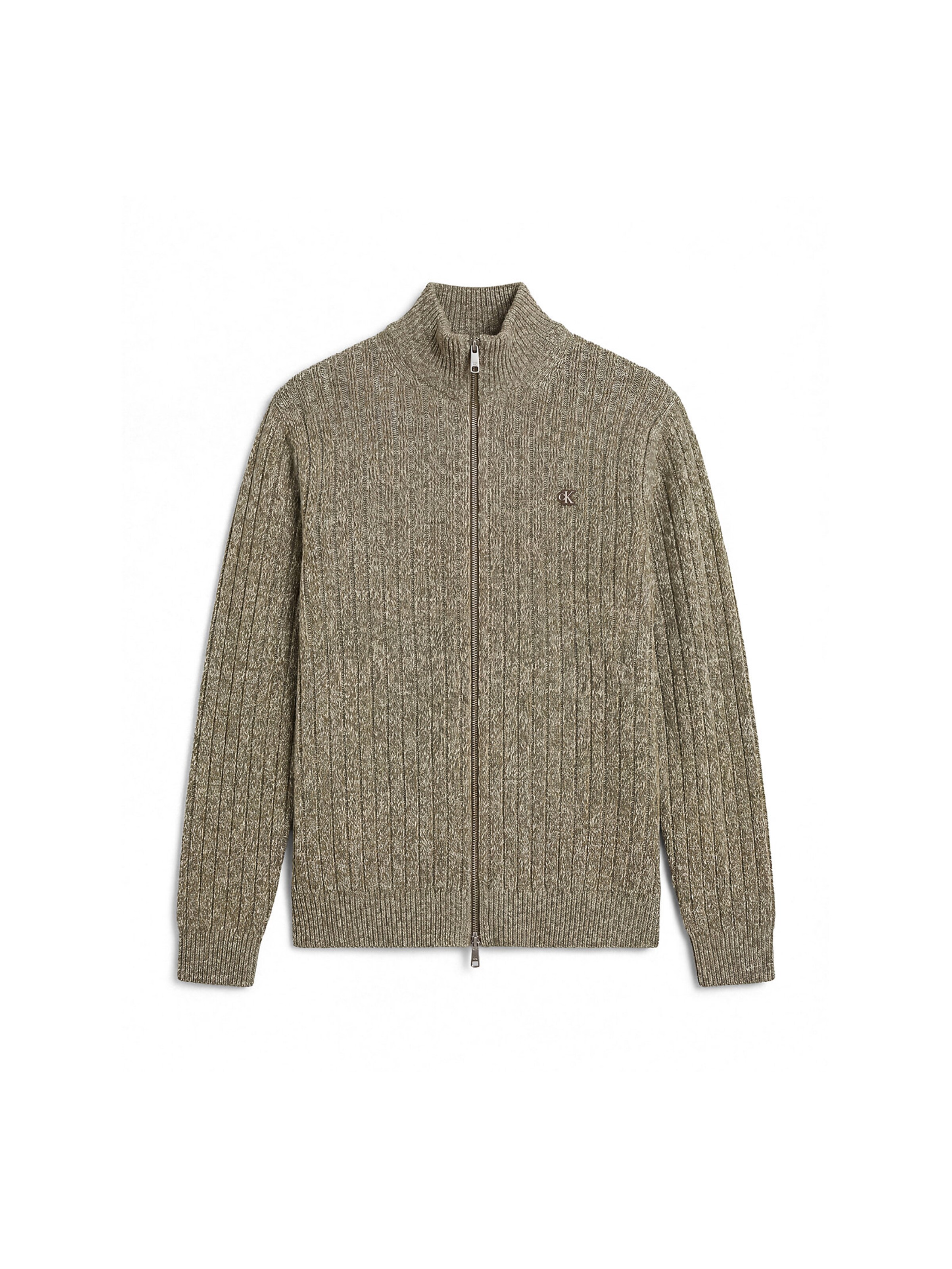 Calvin Klein Jeans Trui in Beige: voorkant