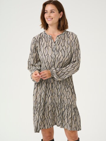 Kaffe Shirt dress 'KA Evity' in Grey: front