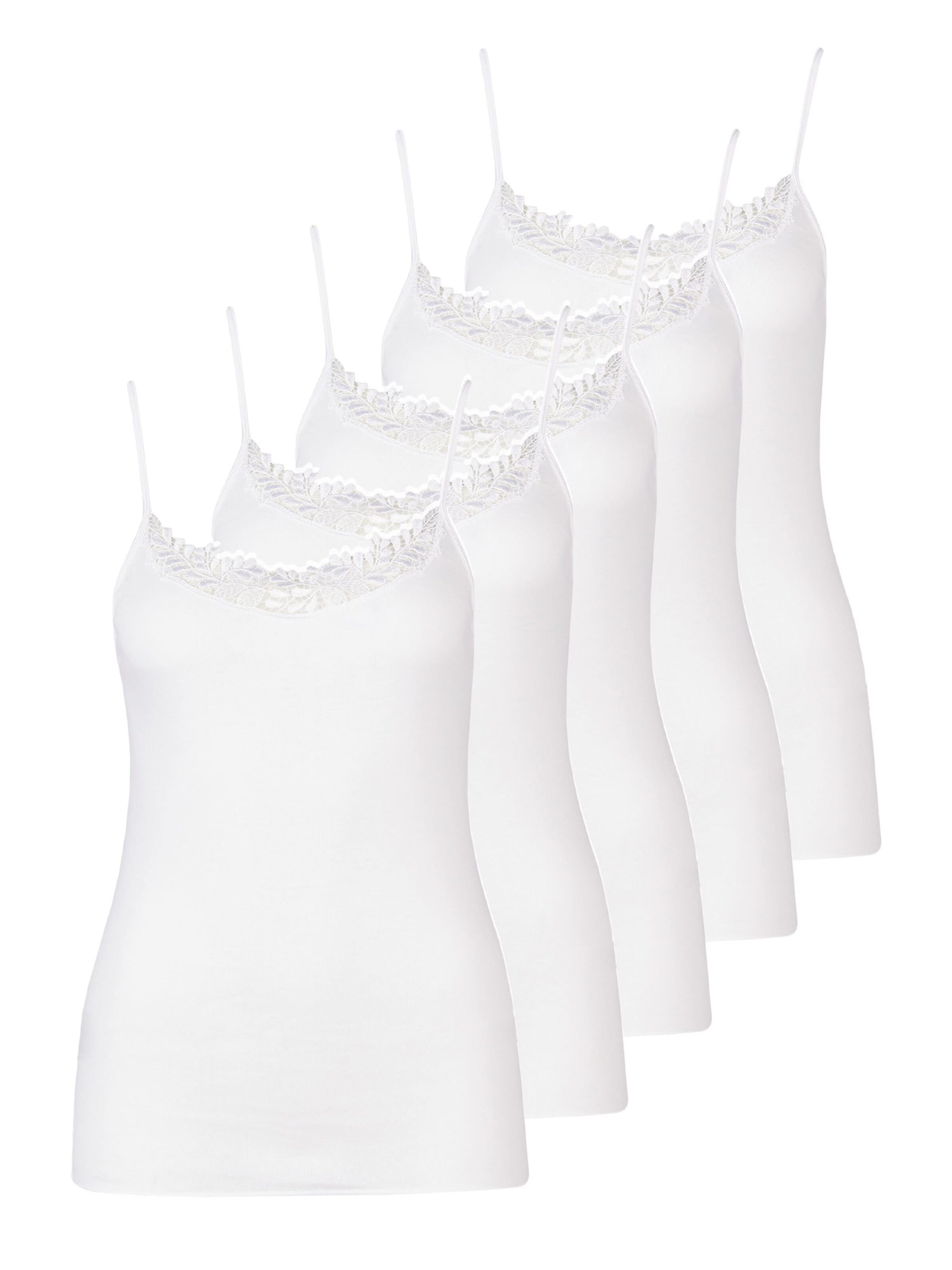 Nina von C. Undershirt 'Daily' in White: front