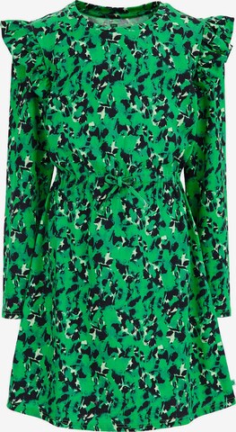 WE Fashion Dress in Green: front