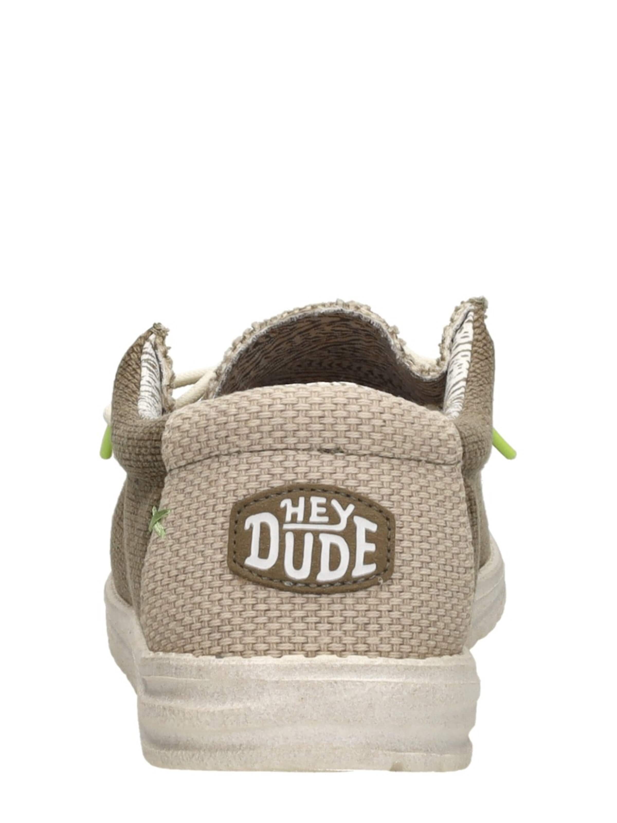 HEY DUDE Classic Flats 'Wally Braided' in Grey