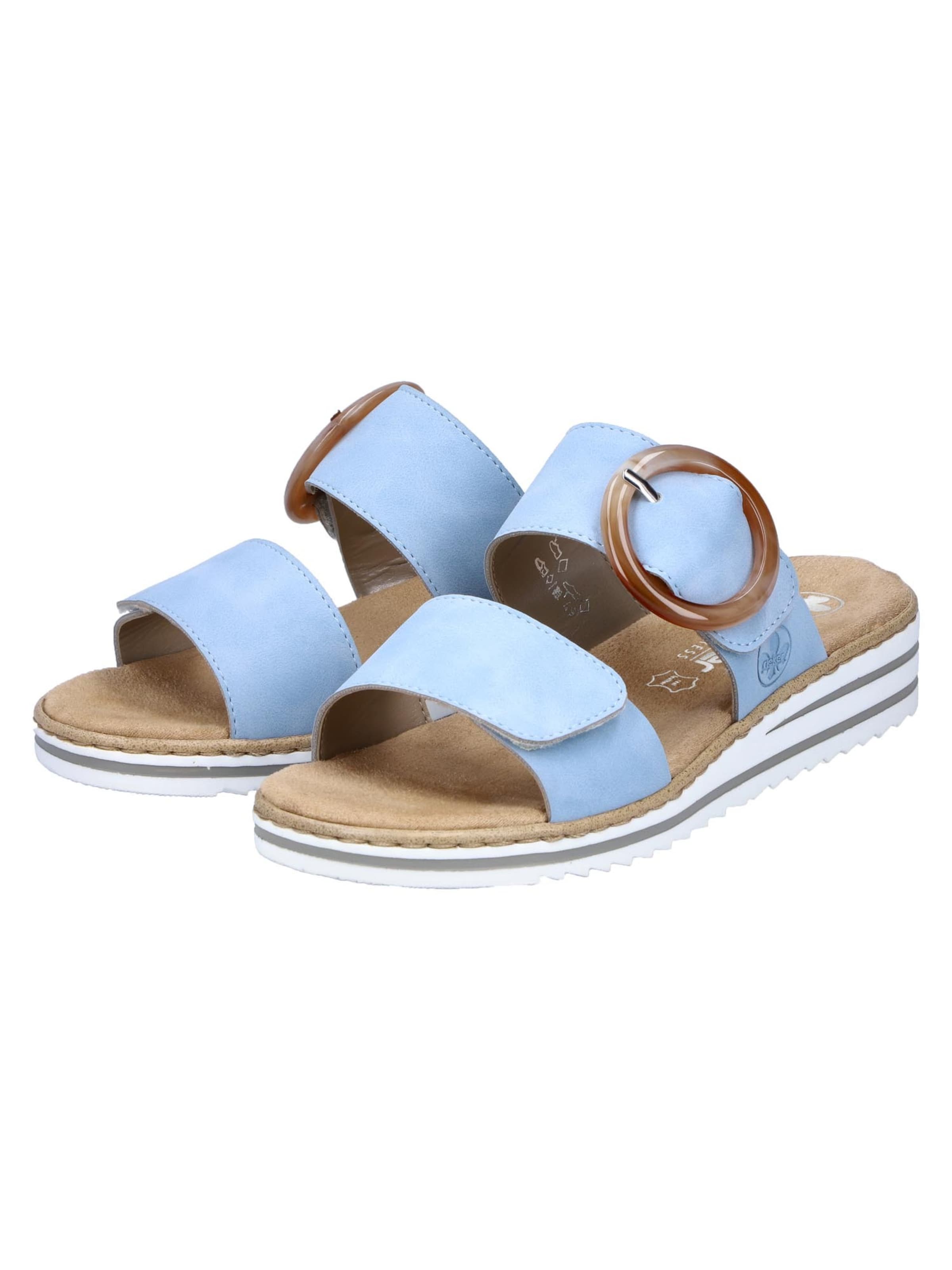Rieker Muiltjes 'Comfort' in Blauw