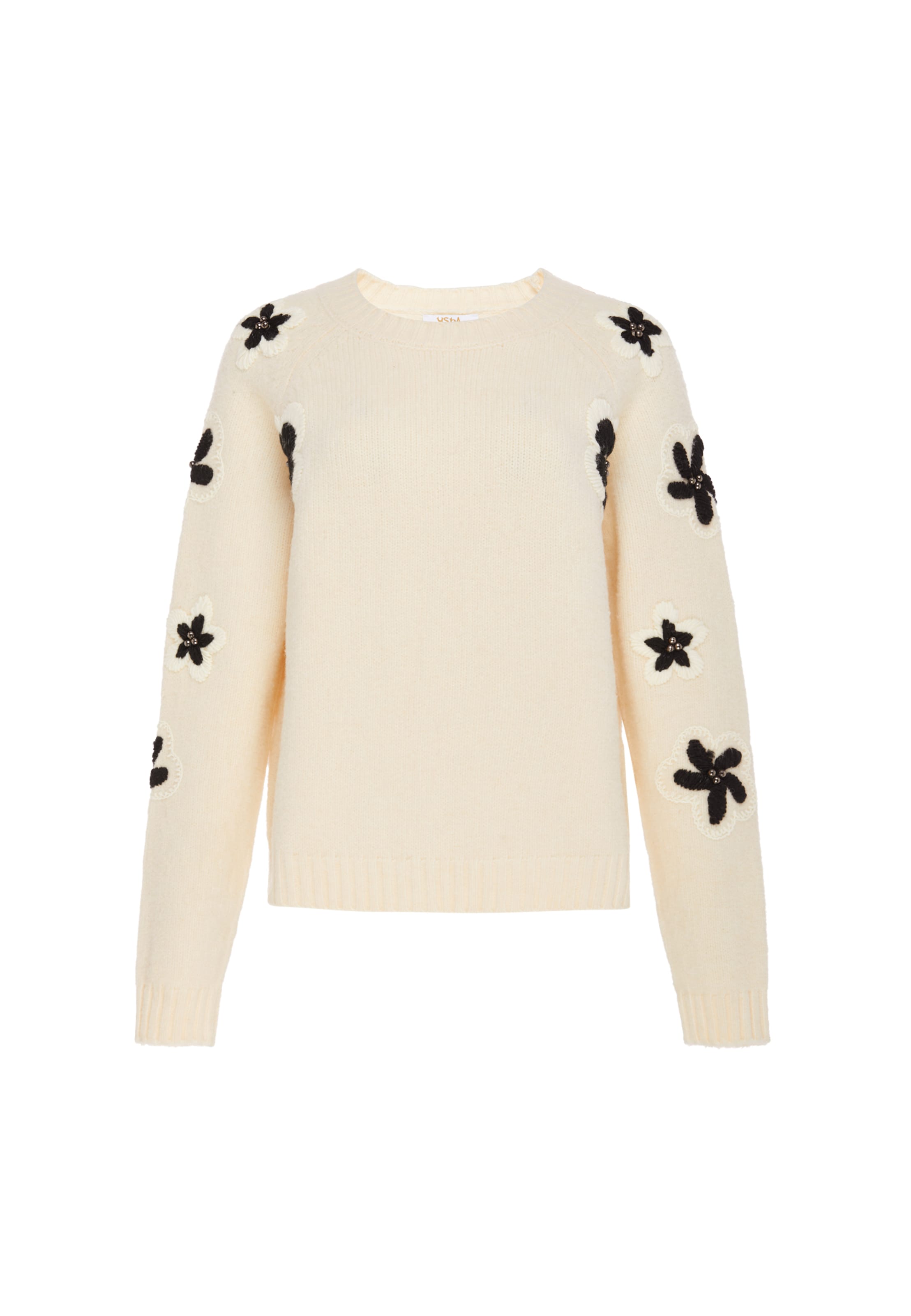 usha FESTIVAL - Jersey en beige: frente