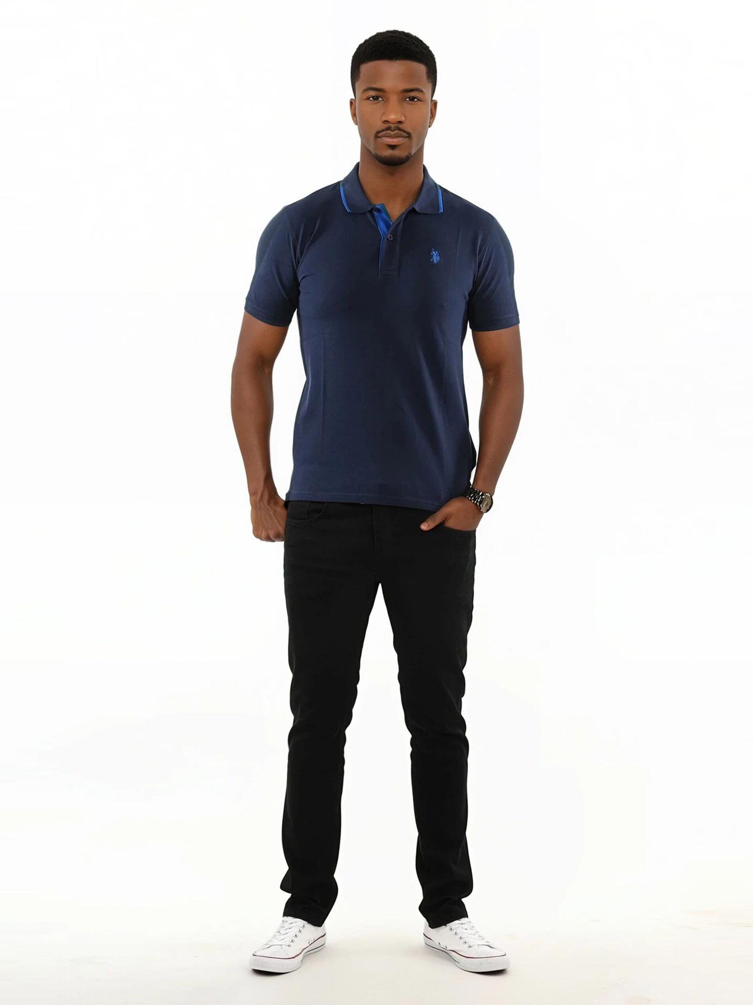 U.S. POLO ASSN. Poloshirt in Blau