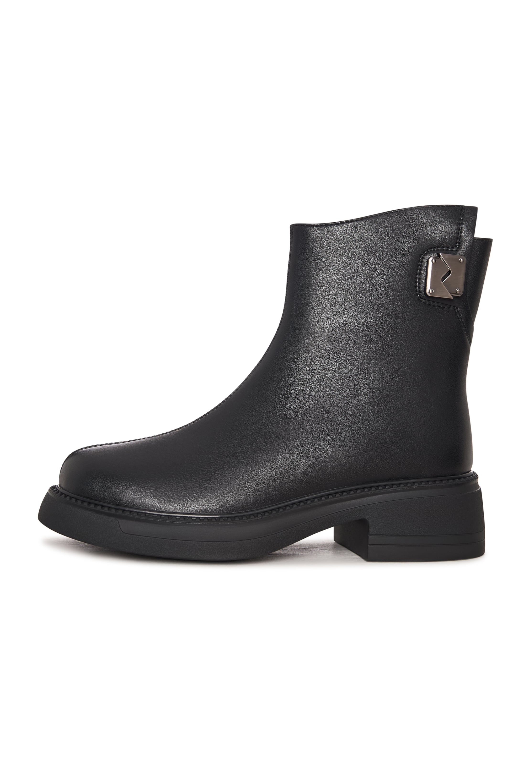 CESARE GASPARI Stiefelette in Schwarz: Vorderseite