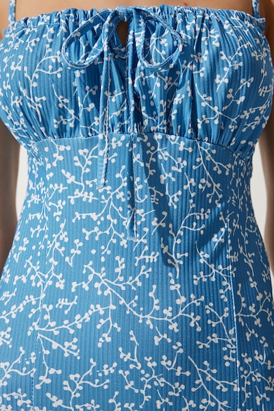 Happiness İstanbul Vestido de verano en 36 en azul oscuro / blanco, Vista del producto