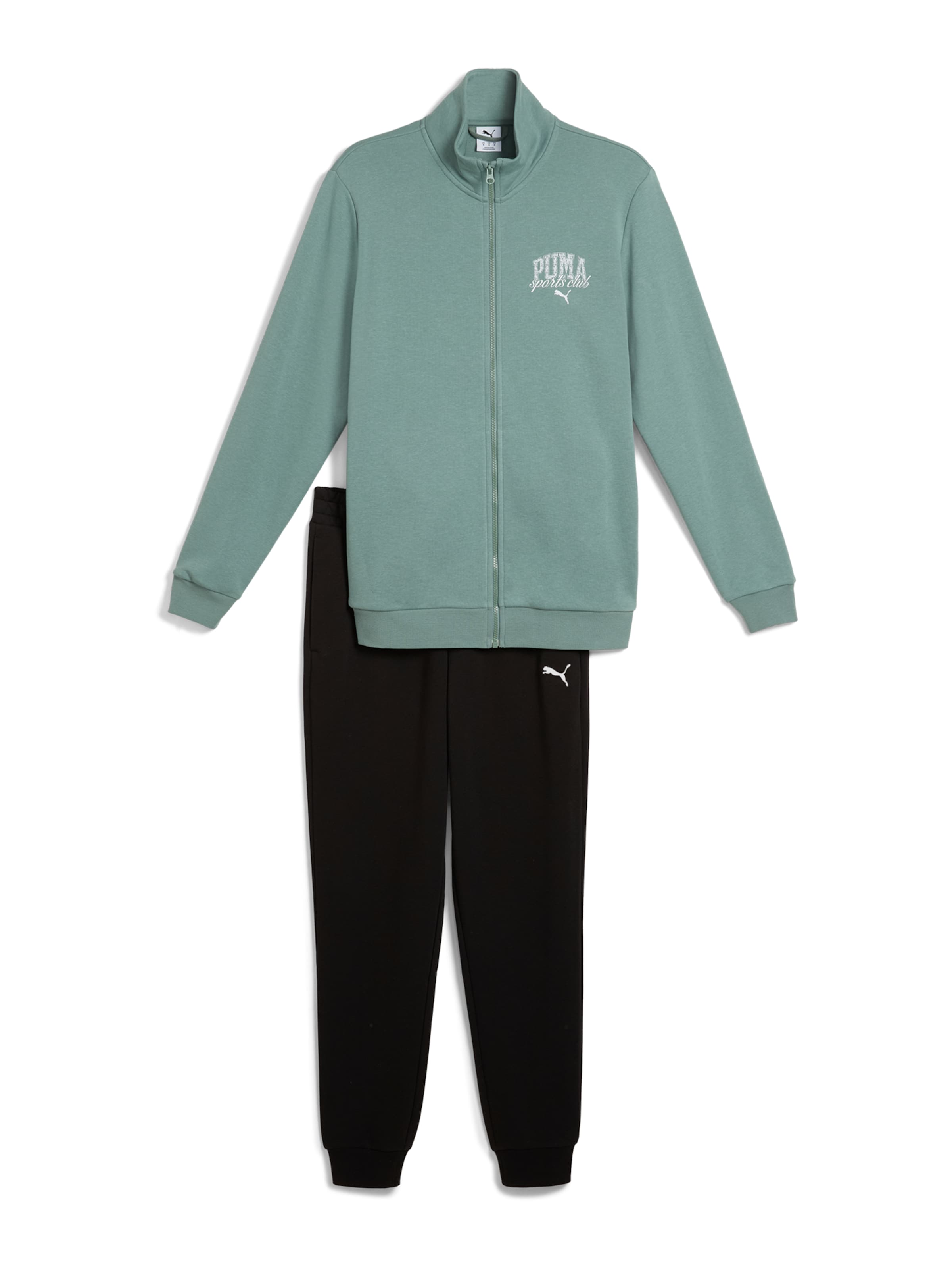 PUMA Φόρμα για το σπίτι σε πράσινο: μπροστά