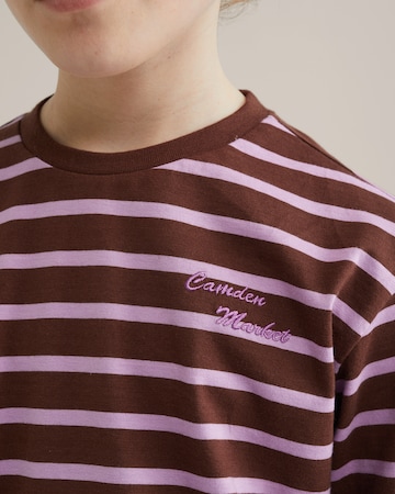 WE Fashion - Camiseta en marrón