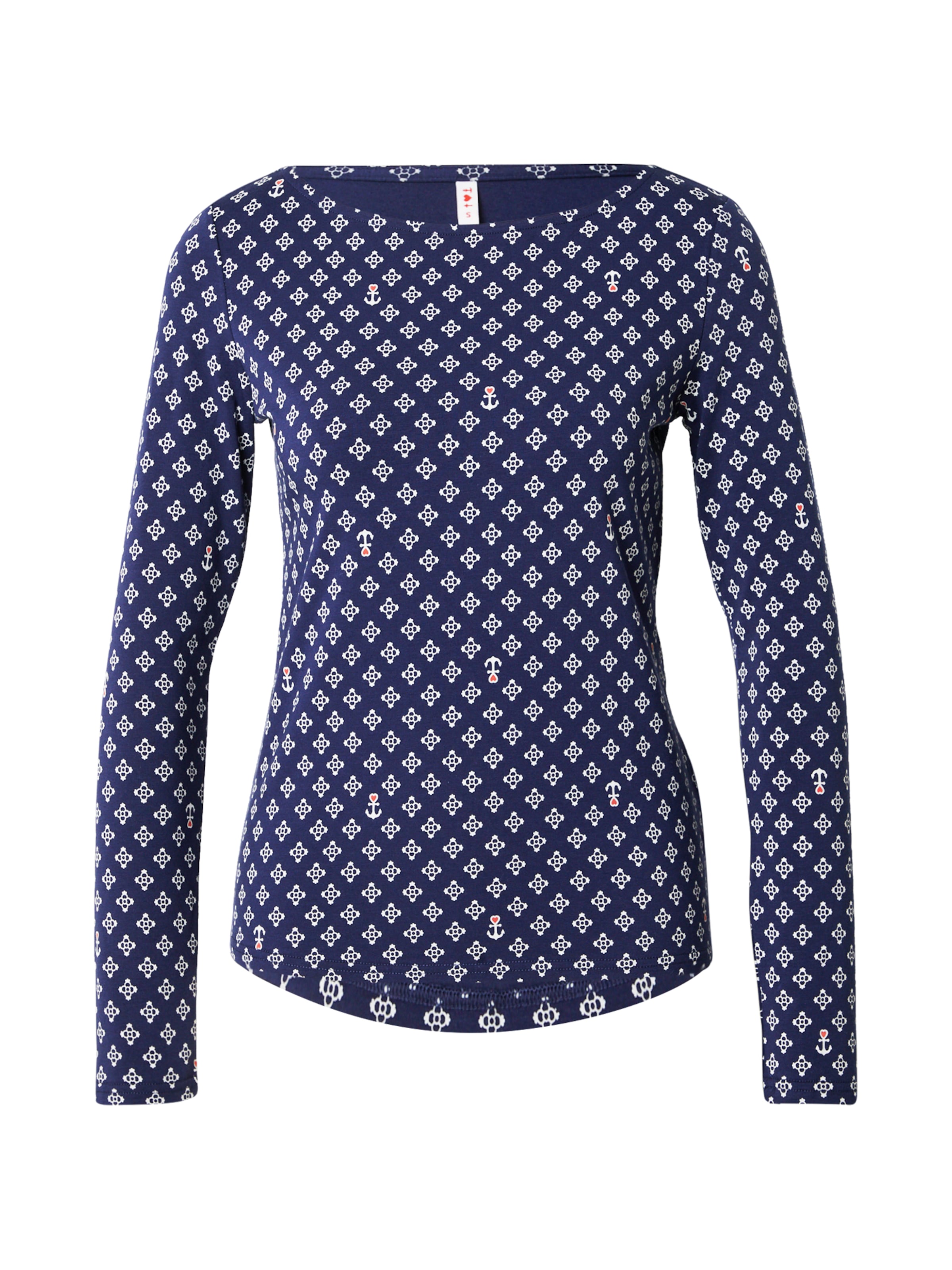 Blutsgeschwister Shirt 'Oh Marine' in Blue: front