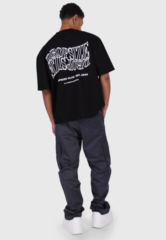 T-Shirt 'Mirrored' Dropsize en noir