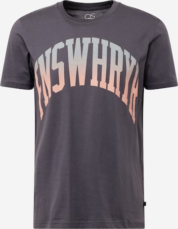 QS - Camiseta en gris: frente