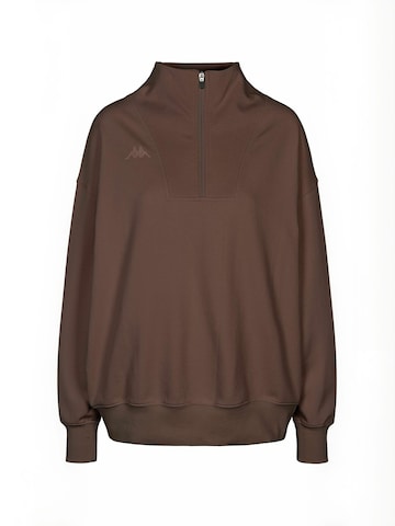 KAPPA Cardigan ' KWLogo Ileria ' in Braun: Vorderseite