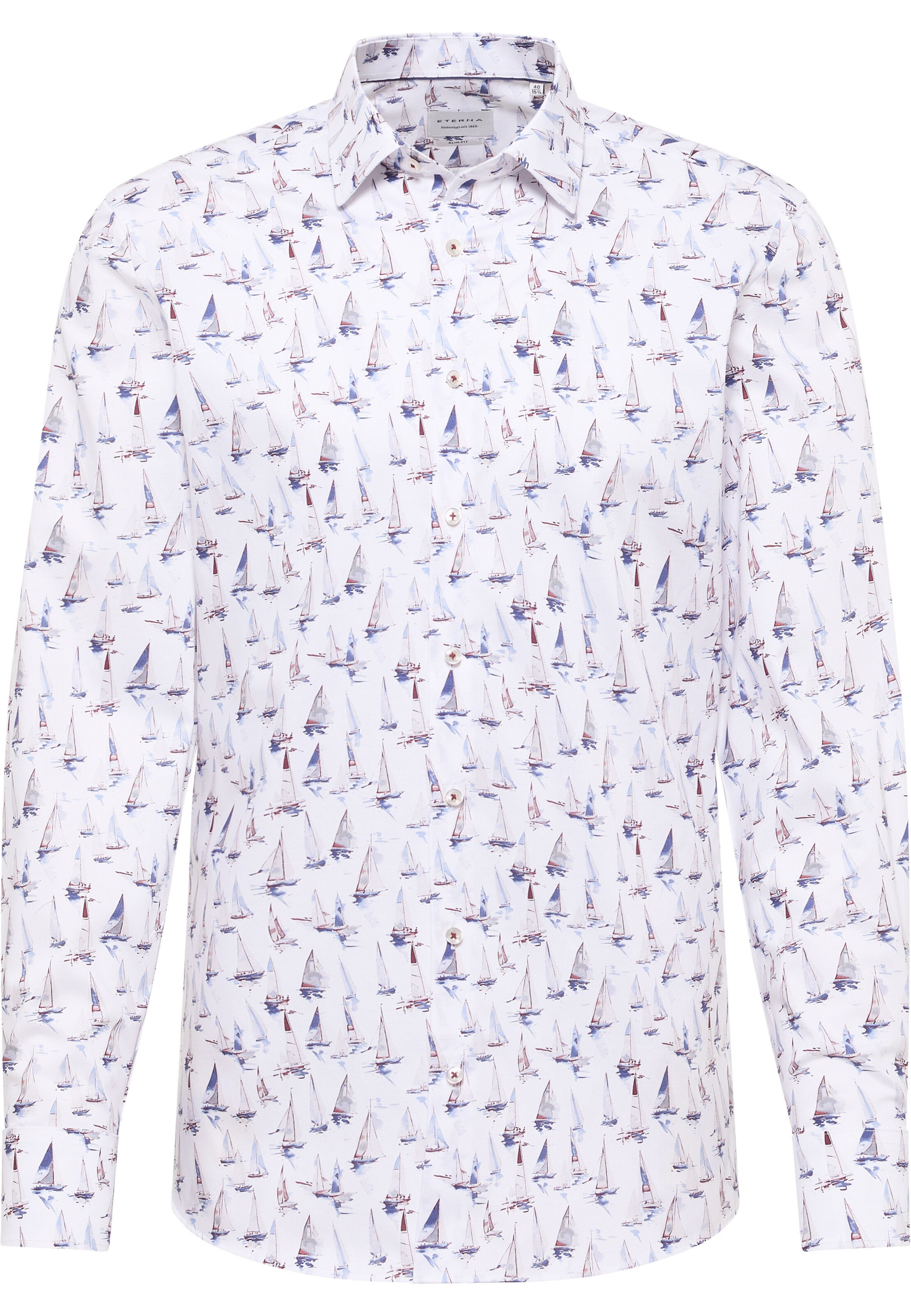 ETERNA Slim fit Business Shirt in White: front