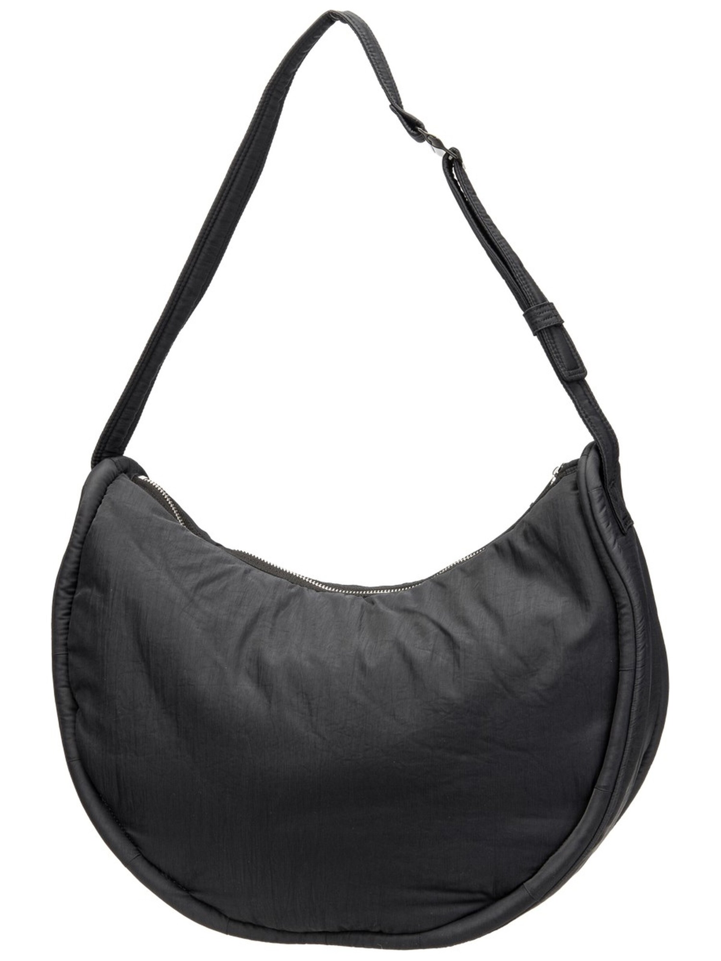 SANDQVIST Shoulder Bag 'Curve Half Moon' in Black