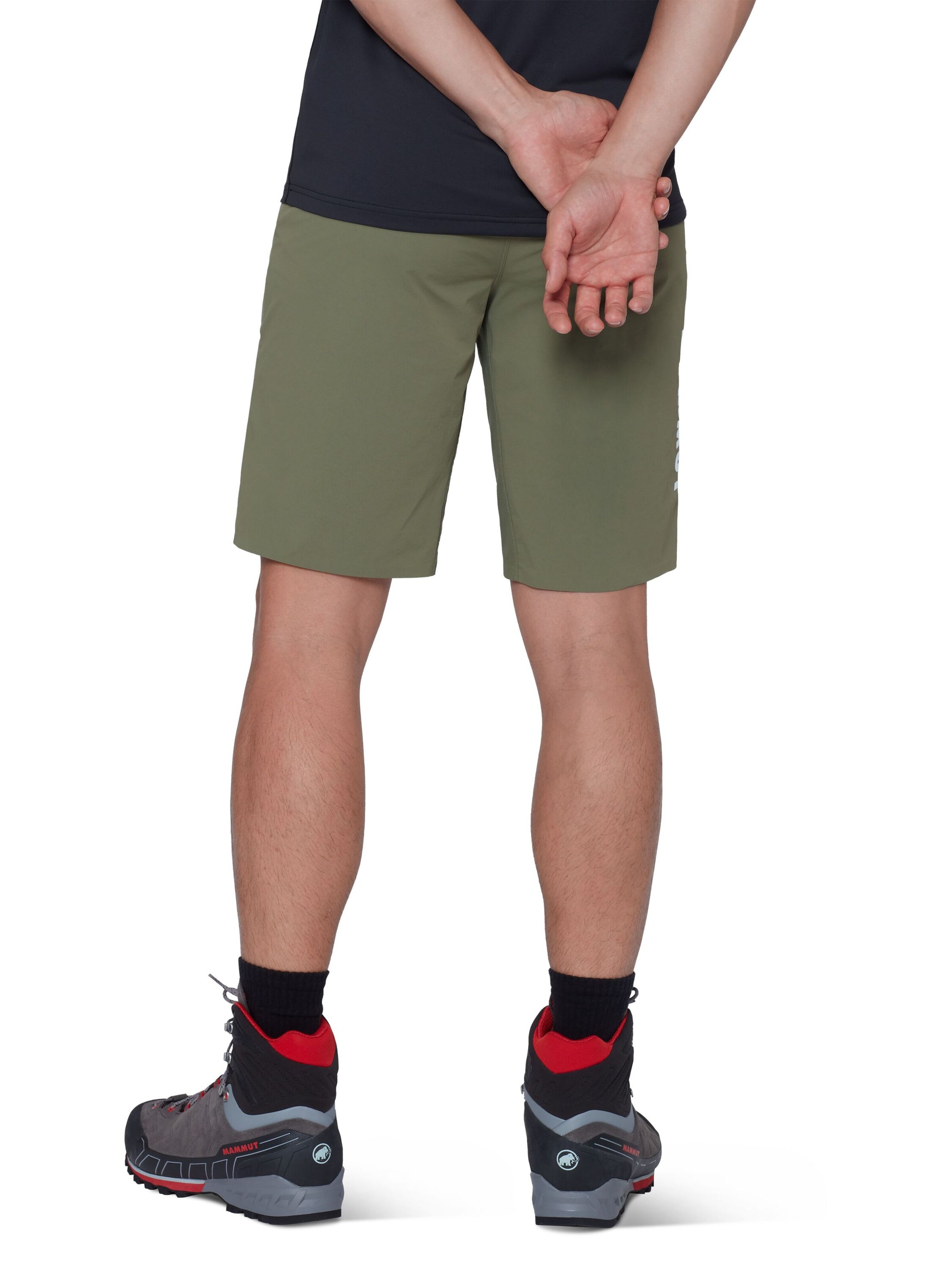 MAMMUT Loose fit Outdoor Pants 'AENERGY' in Green