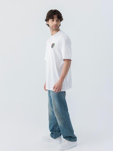 Rockupy Oversized Shirt 'Samu' in White