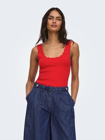 Tops en tricot 'JDYNANNA' JDY en rouge : devant