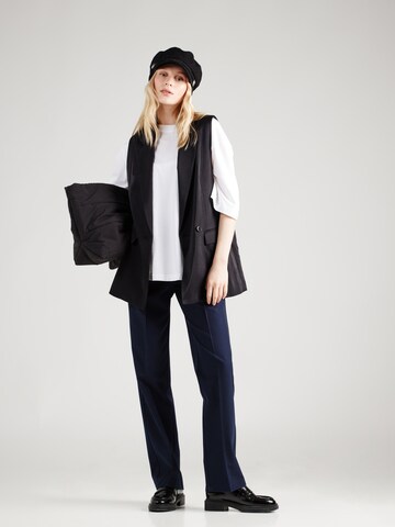 TOM TAILOR Loose fit Pleated Pants in Blue