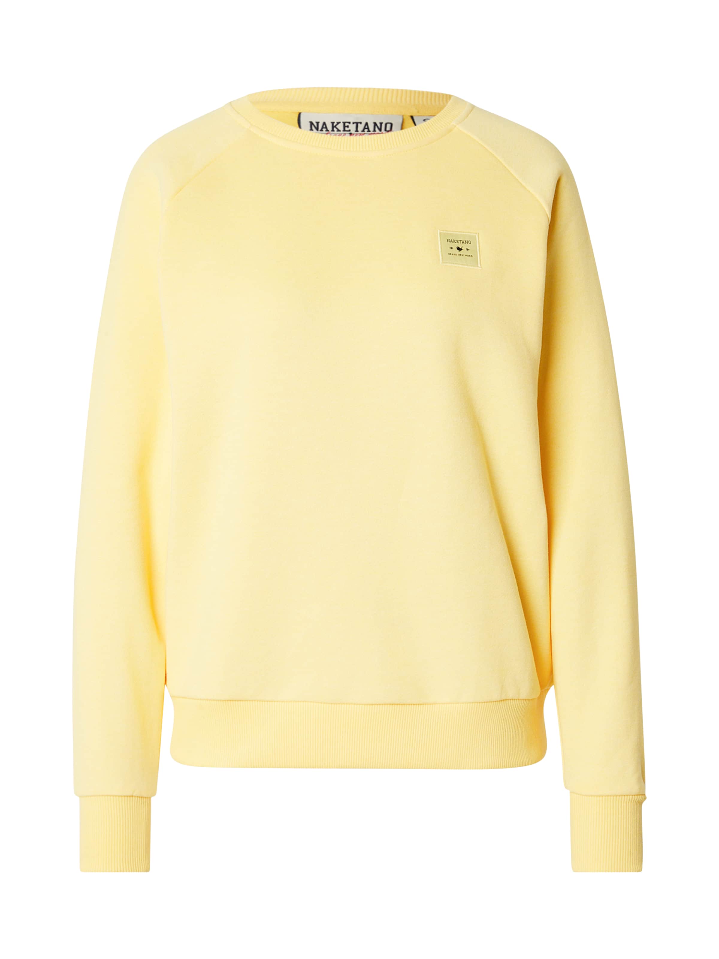 naketano Sweatshirt in Yellow: front