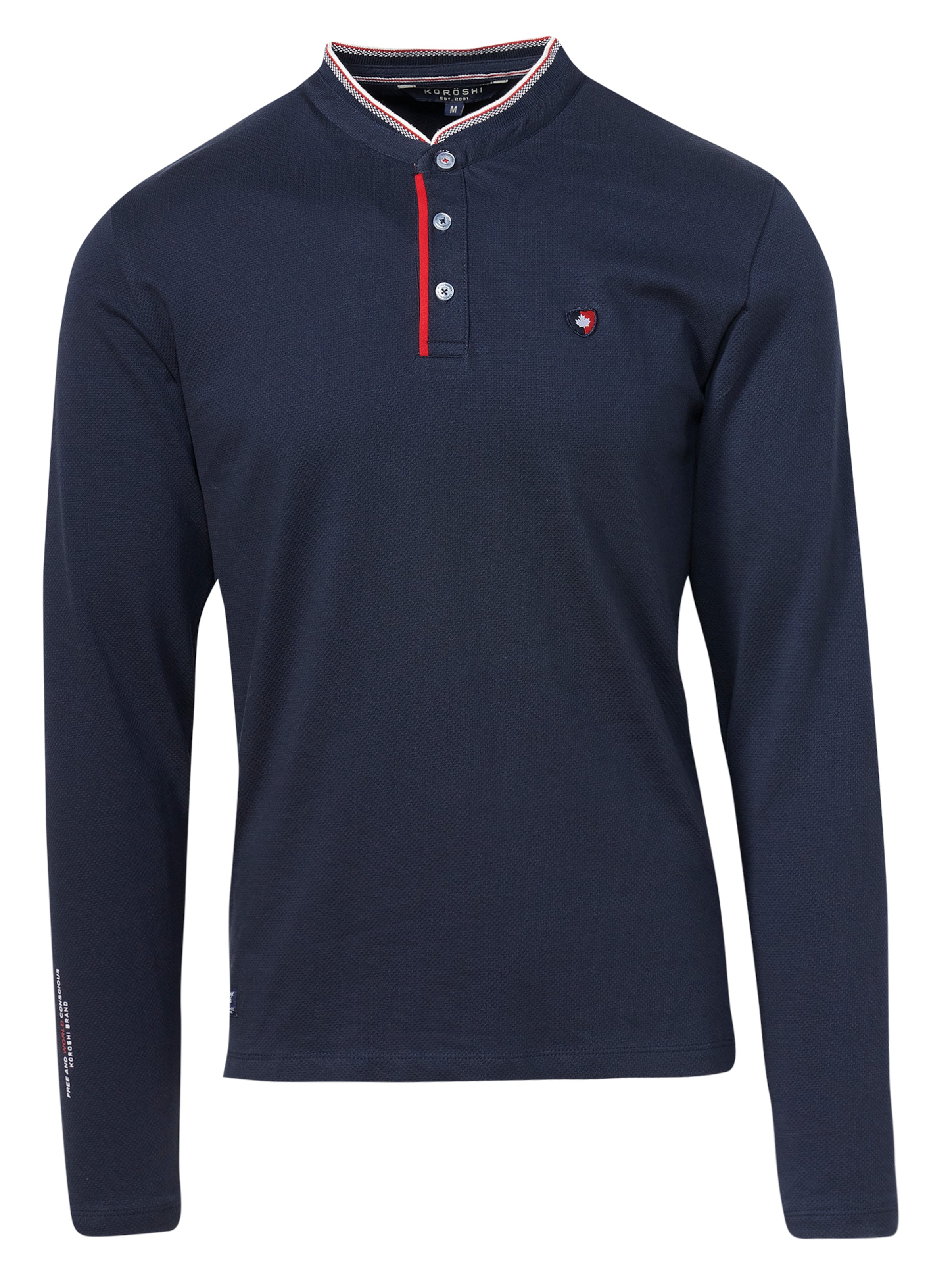 Maglietta di KOROSHI in blu: frontale