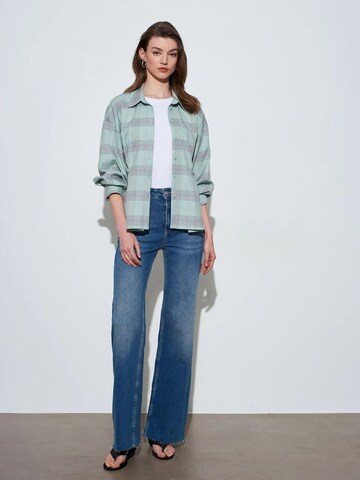Camicia da donna di Dilvin in verde: frontale