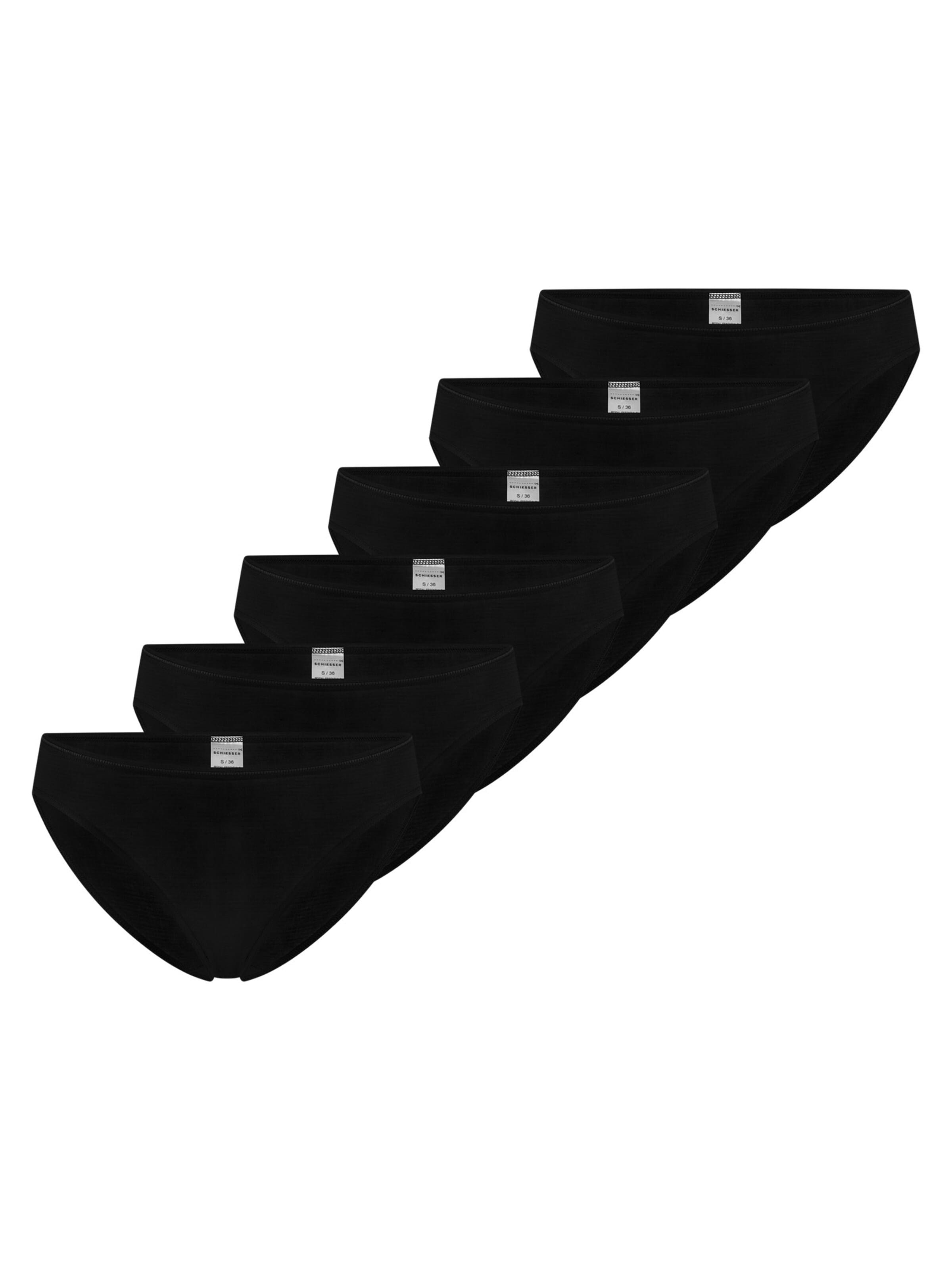 SCHIESSER Slip 'Modal Essentials'‌‌‌‌‌‌ in Schwarz: Vorderseite
