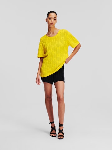 Pullover di Karl Lagerfeld in giallo