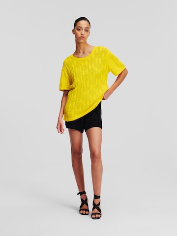 Pull-over Karl Lagerfeld en jaune