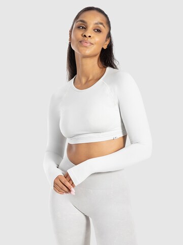 Smilodox Shirt 'Linnea' in Wit: voorkant