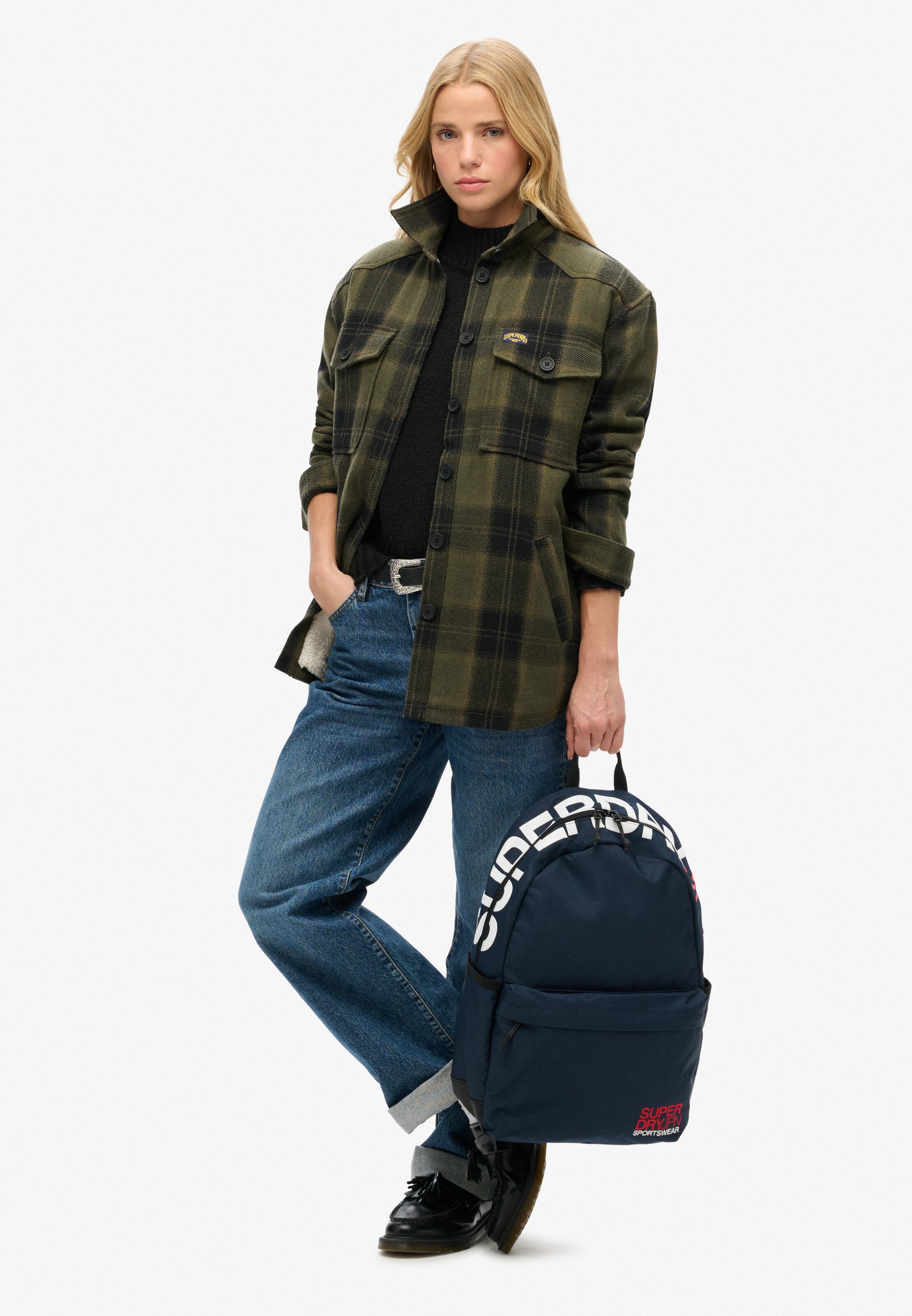 Sac à dos 'Montana' Superdry en bleu : devant