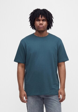 s.Oliver Men Big Sizes - Camisa em azul: frente